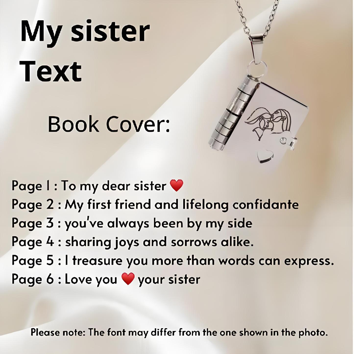 🌈60% discount🔥The Most Beautiful Chapter Book Necklace