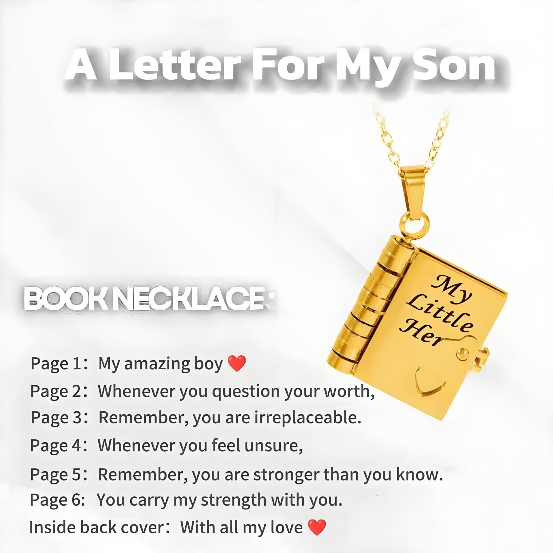 🌈60% discount🔥The Most Beautiful Chapter Book Necklace