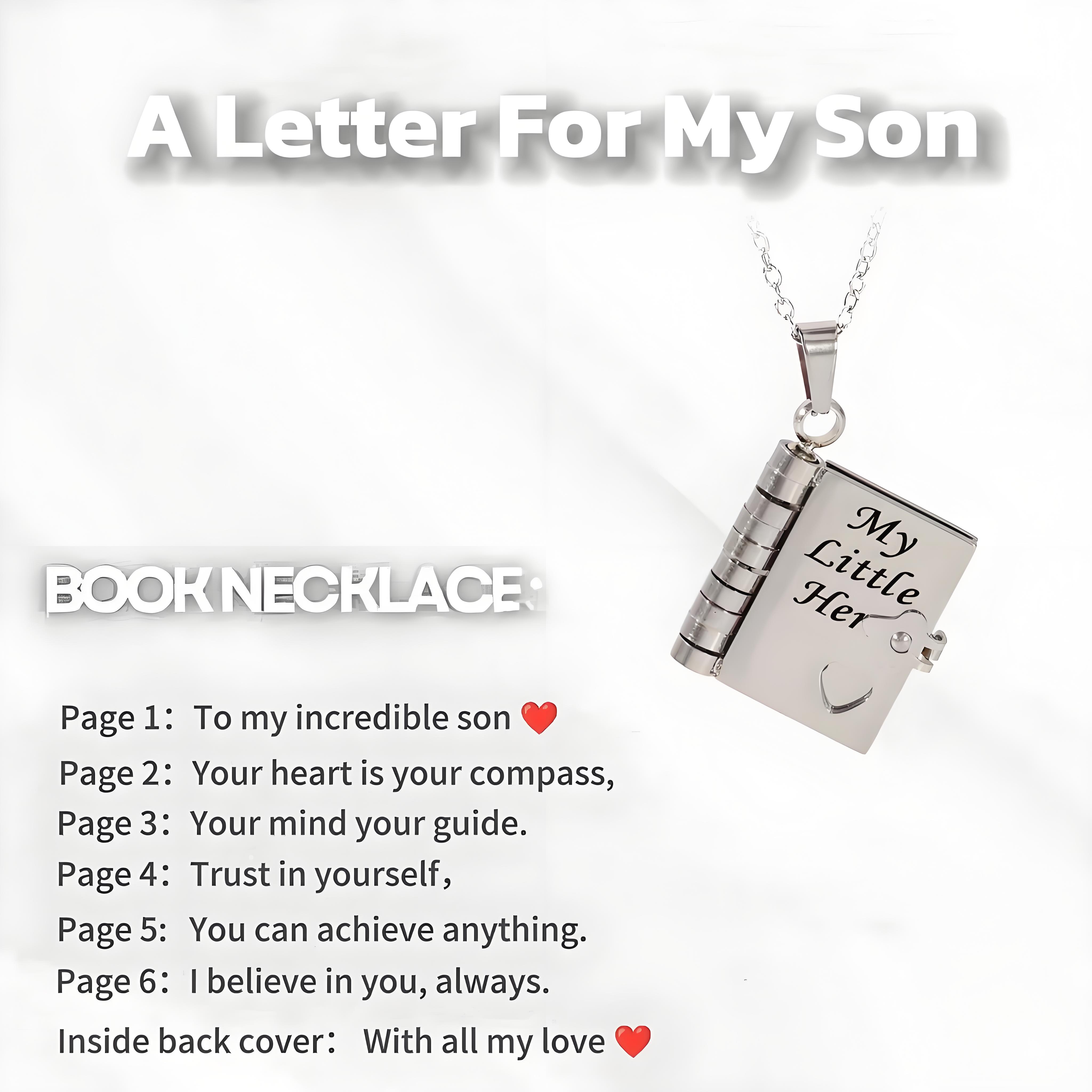 🌈60% discount🔥The Most Beautiful Chapter Book Necklace