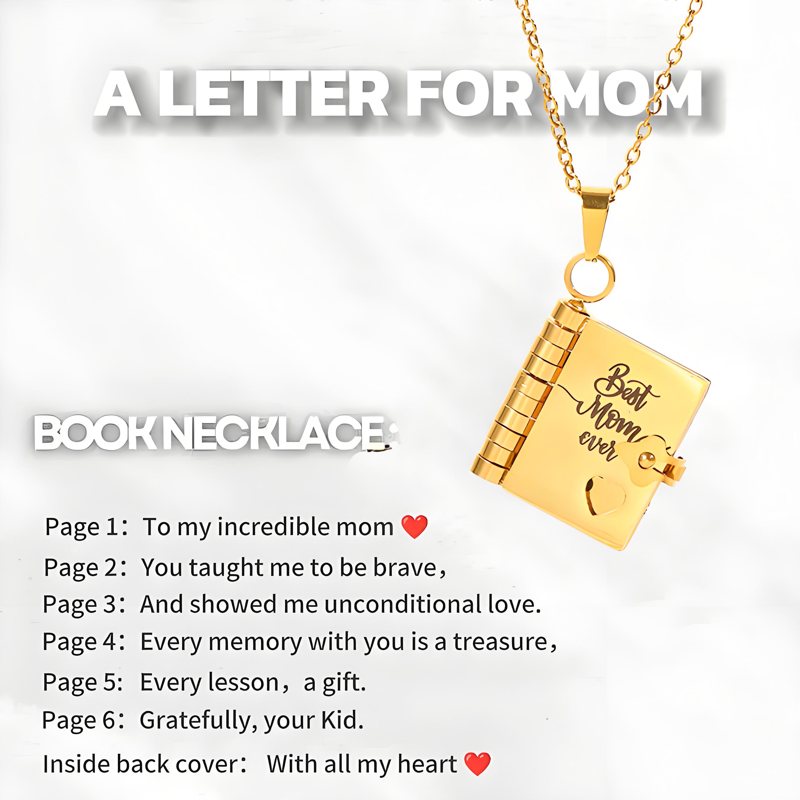 🌈60% discount🔥The Most Beautiful Chapter Book Necklace