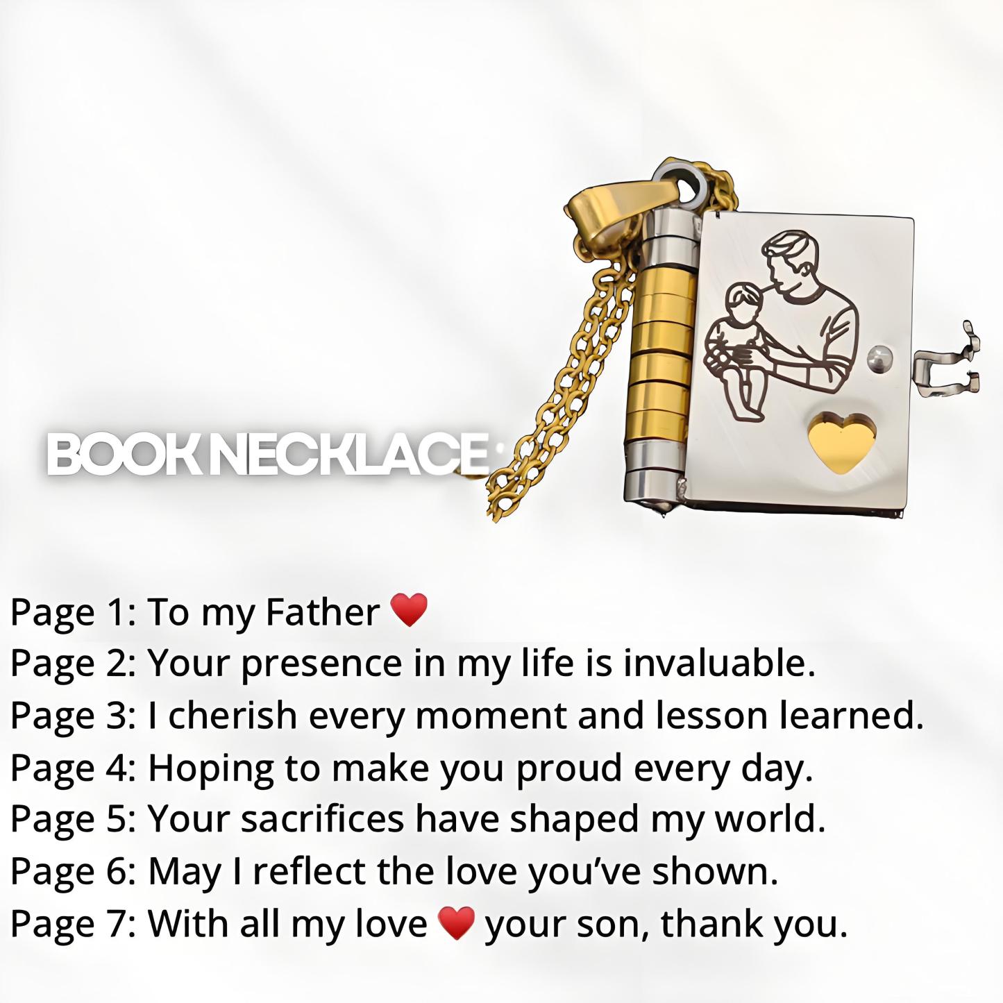 🌈60% discount🔥The Most Beautiful Chapter Book Necklace