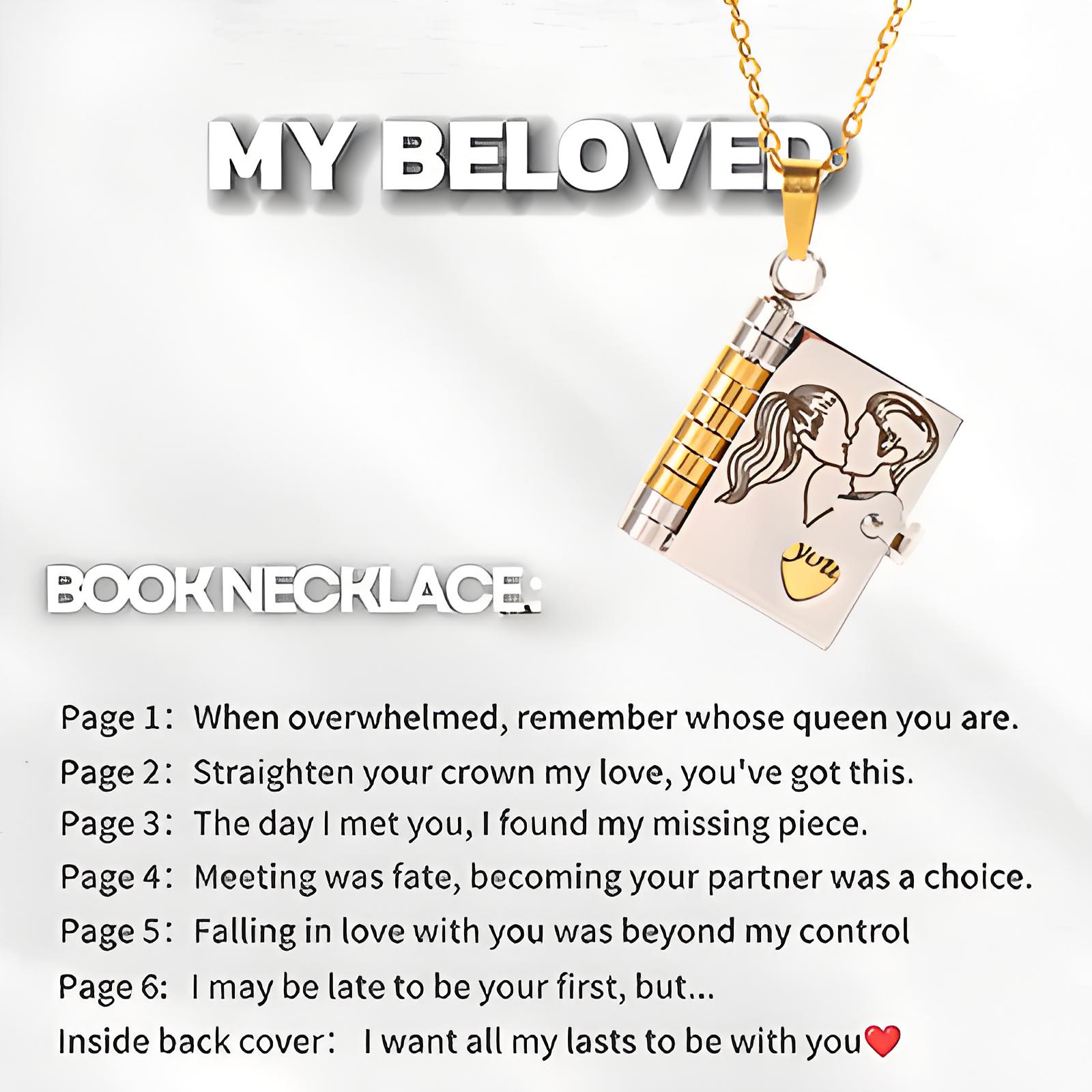 🌈60% discount🔥The Most Beautiful Chapter Book Necklace