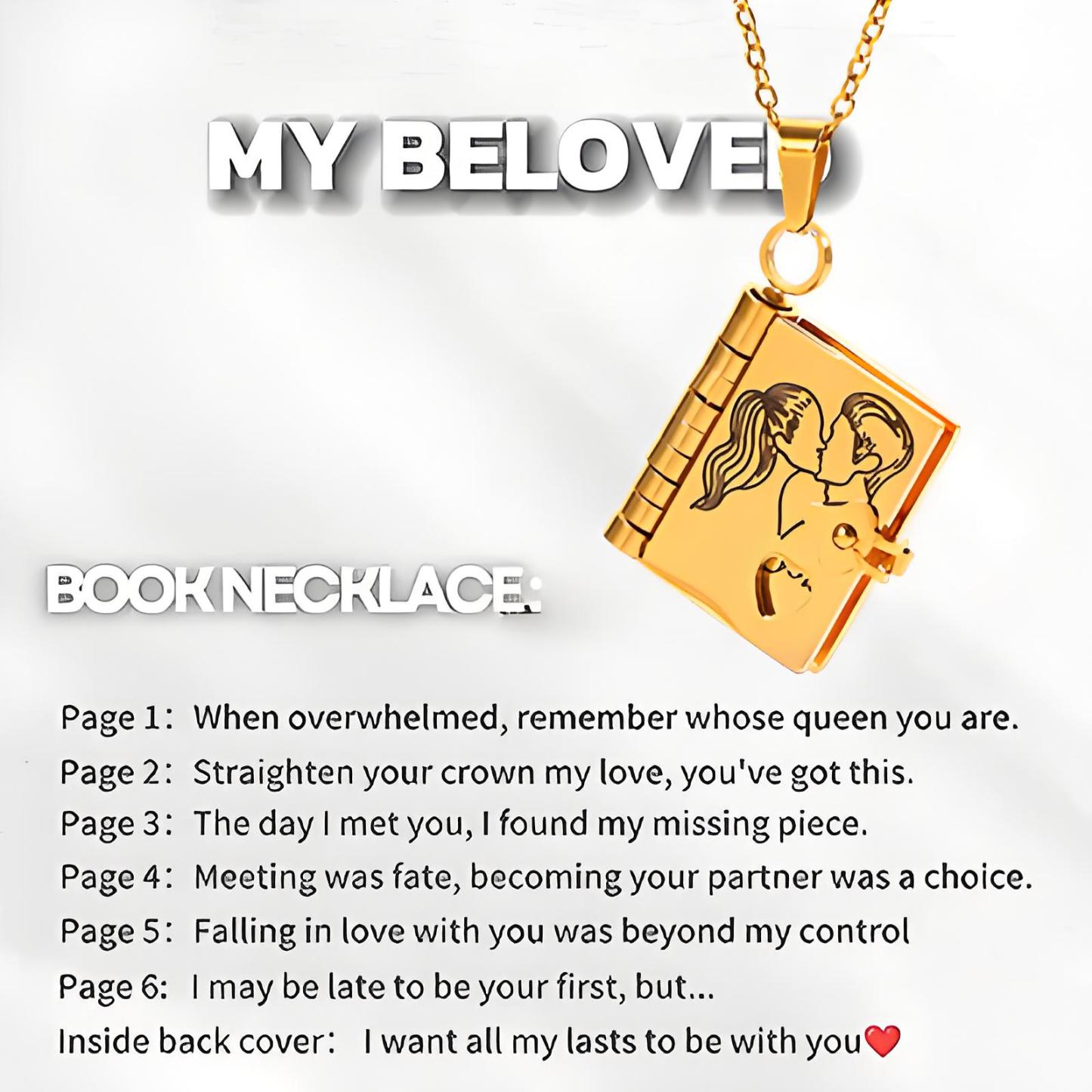 🌈60% discount🔥The Most Beautiful Chapter Book Necklace