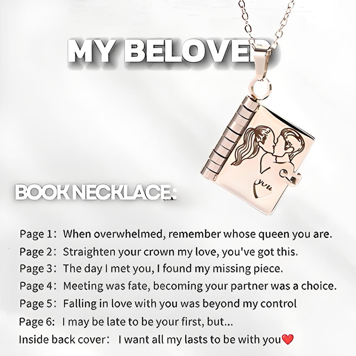 🌈60% discount🔥The Most Beautiful Chapter Book Necklace