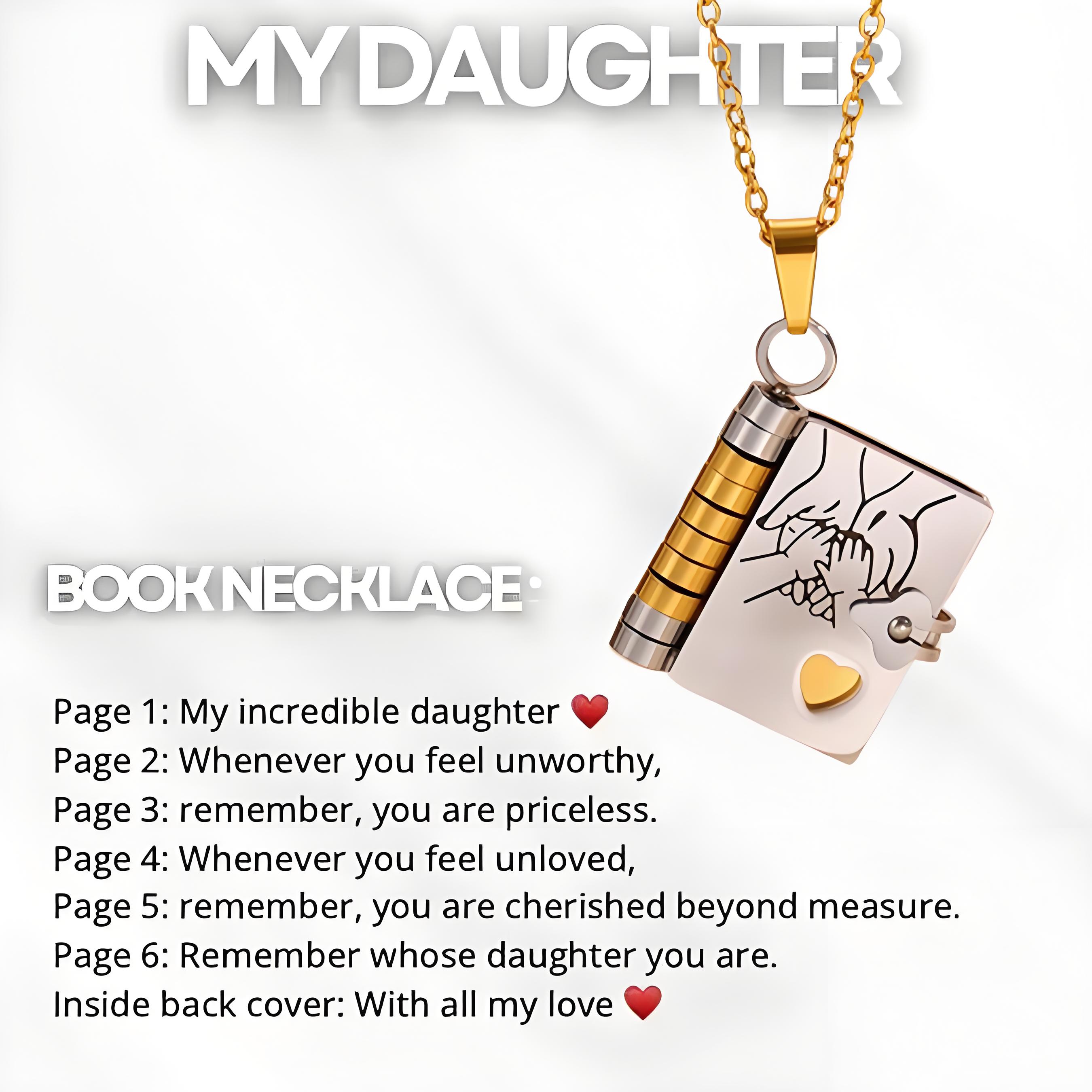 🌈60% discount🔥The Most Beautiful Chapter Book Necklace