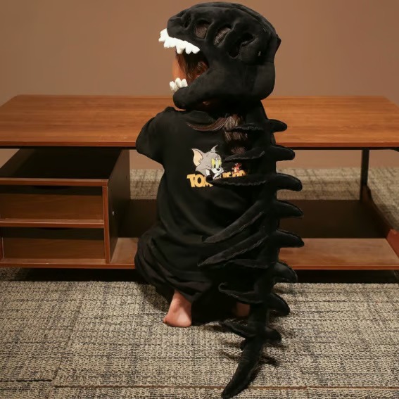 Realistic Dinosaur Skeleton Costume Set