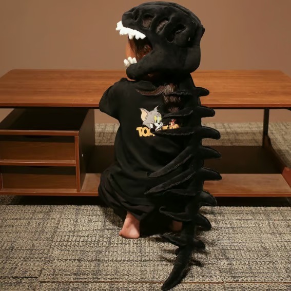 Realistic Dinosaur Skeleton Costume Set