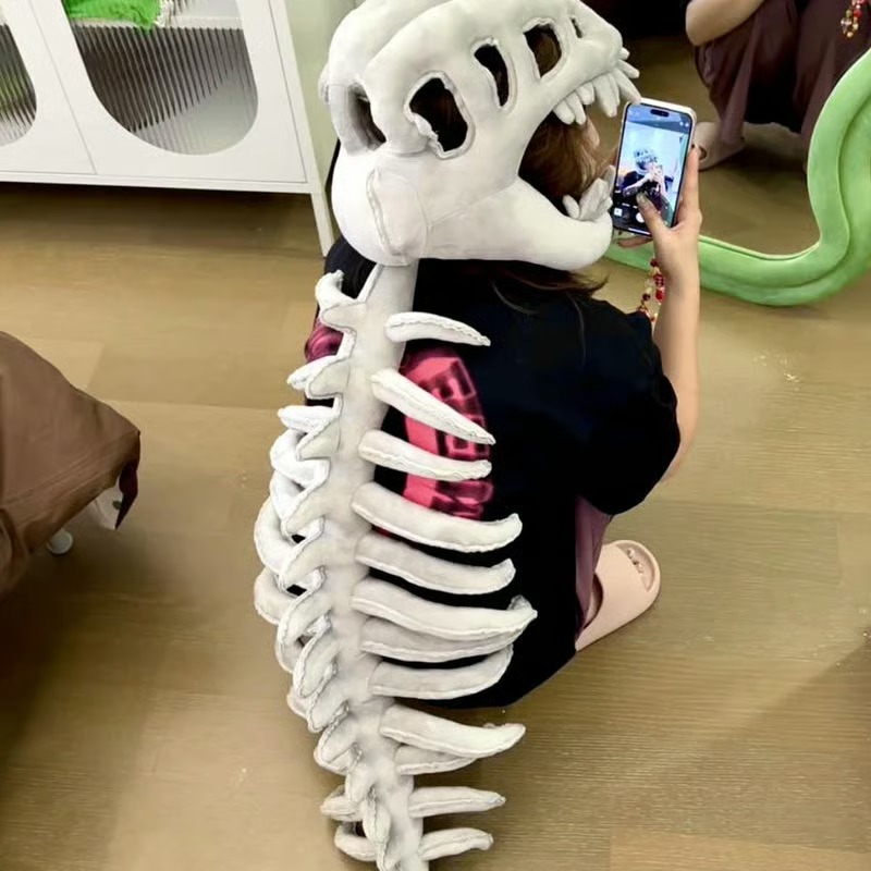 Realistic Dinosaur Skeleton Costume Set