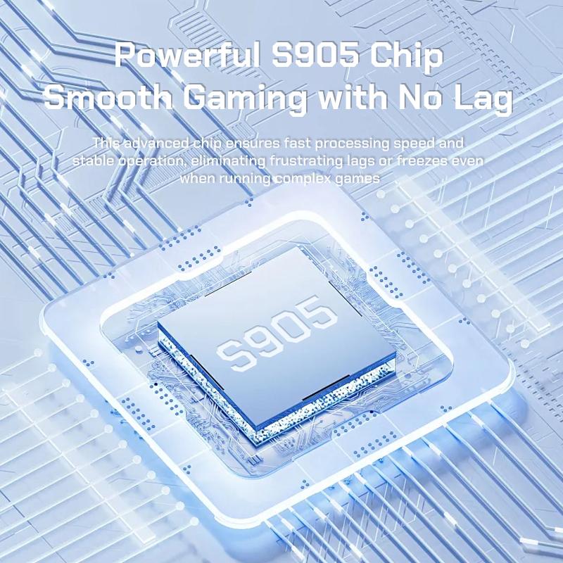 Retro gaming console stick, nostalgic gaming experience, dual 2.4G wireless controllers, plug-and-play TV game stick.