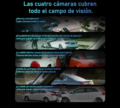 Garmin G980 mesterséges intelligenciával és hangvezérelt autós kamera négy kamerával, 360°-os panorámaképernyővel, 4K Ultra HD éjjellátóval és GPS-követéssel