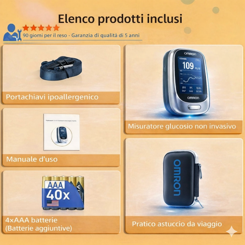 🔥🔥Nel 2026, il misuratore di glicemia a infrarossi Omron™ 🔥