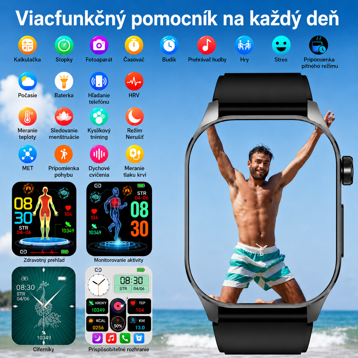 ⌚ Hodinky Casio Health Watch — monitorujú hladinu glukózy v krvi, hladinu kyslíka v krvi, srdcovú frekvenciu a údaje o aktivite