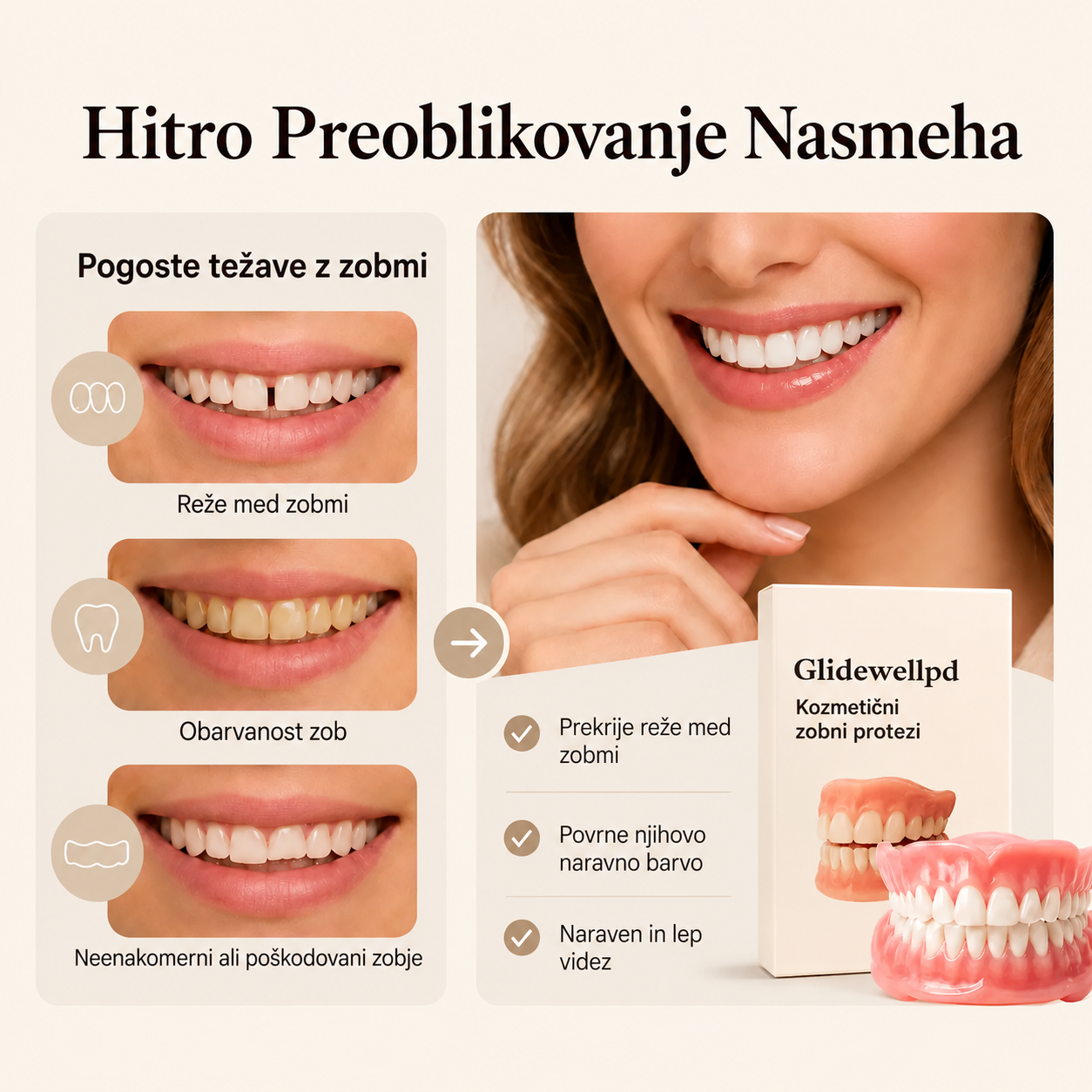 PREMIUM KRITJE ZA CELOTNE ZOBNE PROTEZE