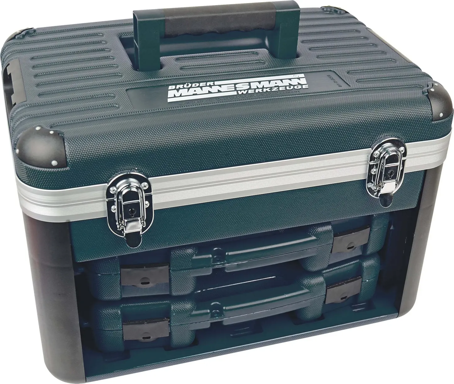 Mannesmann Werkzeugbox mit Schubladen, 163-tlg.