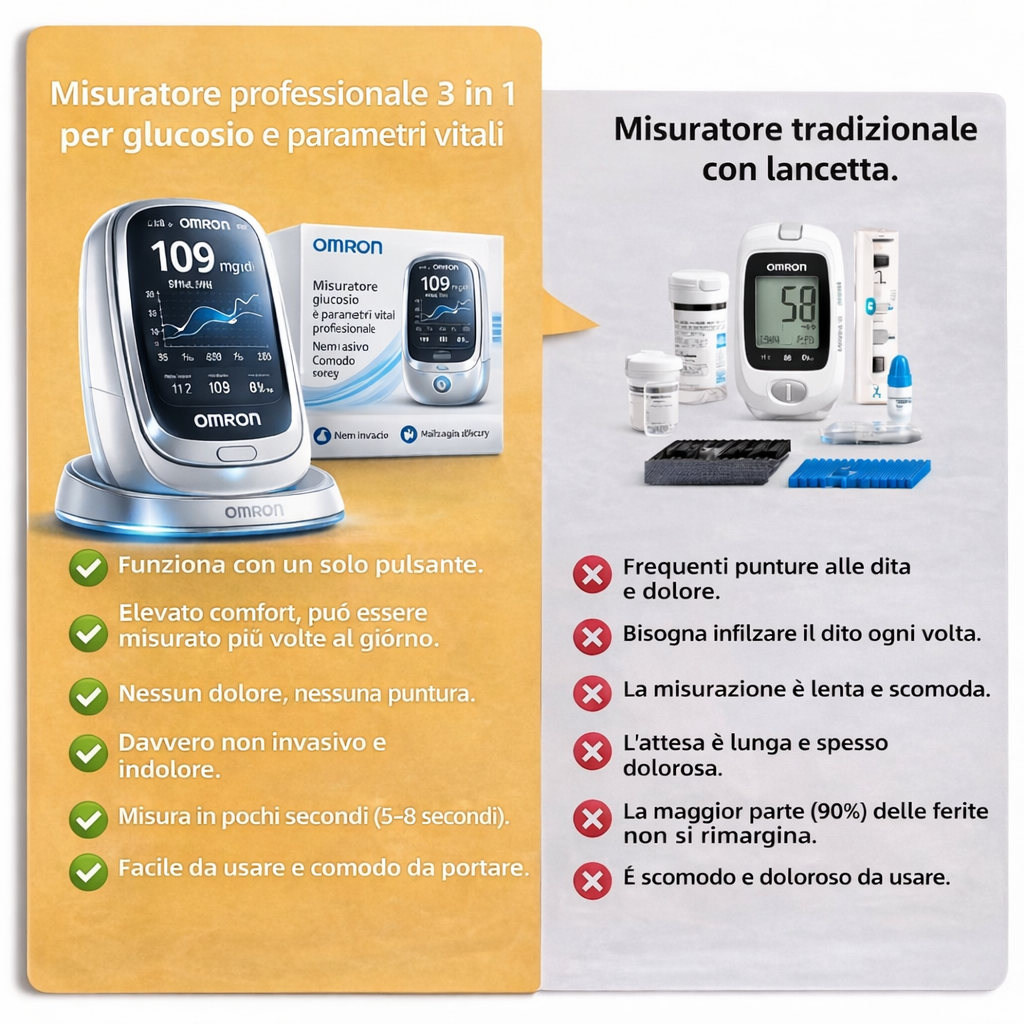 🔥🔥Nel 2026, il misuratore di glicemia a infrarossi Omron™ 🔥