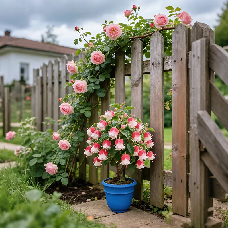 🌸 Dvojitá fuchsia – krásne kvitnúce rastliny milujúce tieň