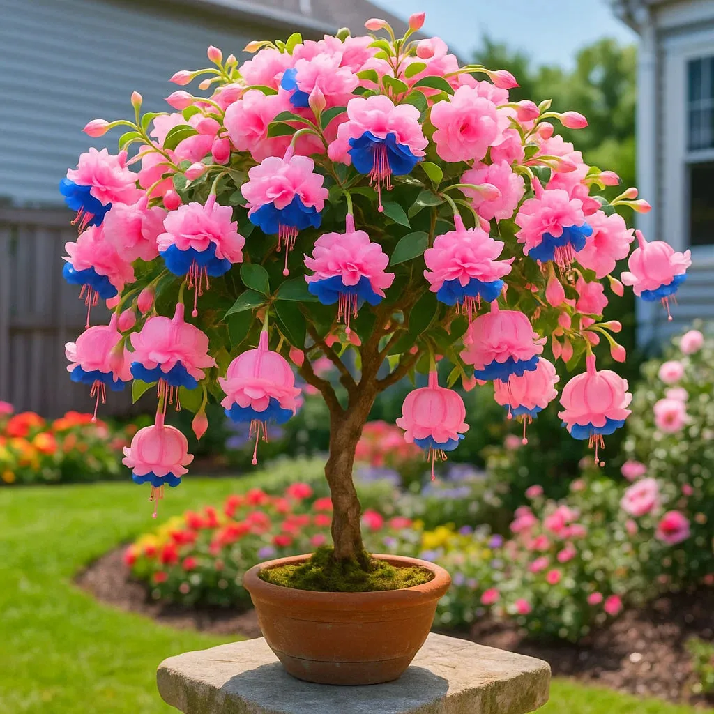 🌸 Dvojitá fuchsia – krásne kvitnúce rastliny milujúce tieň