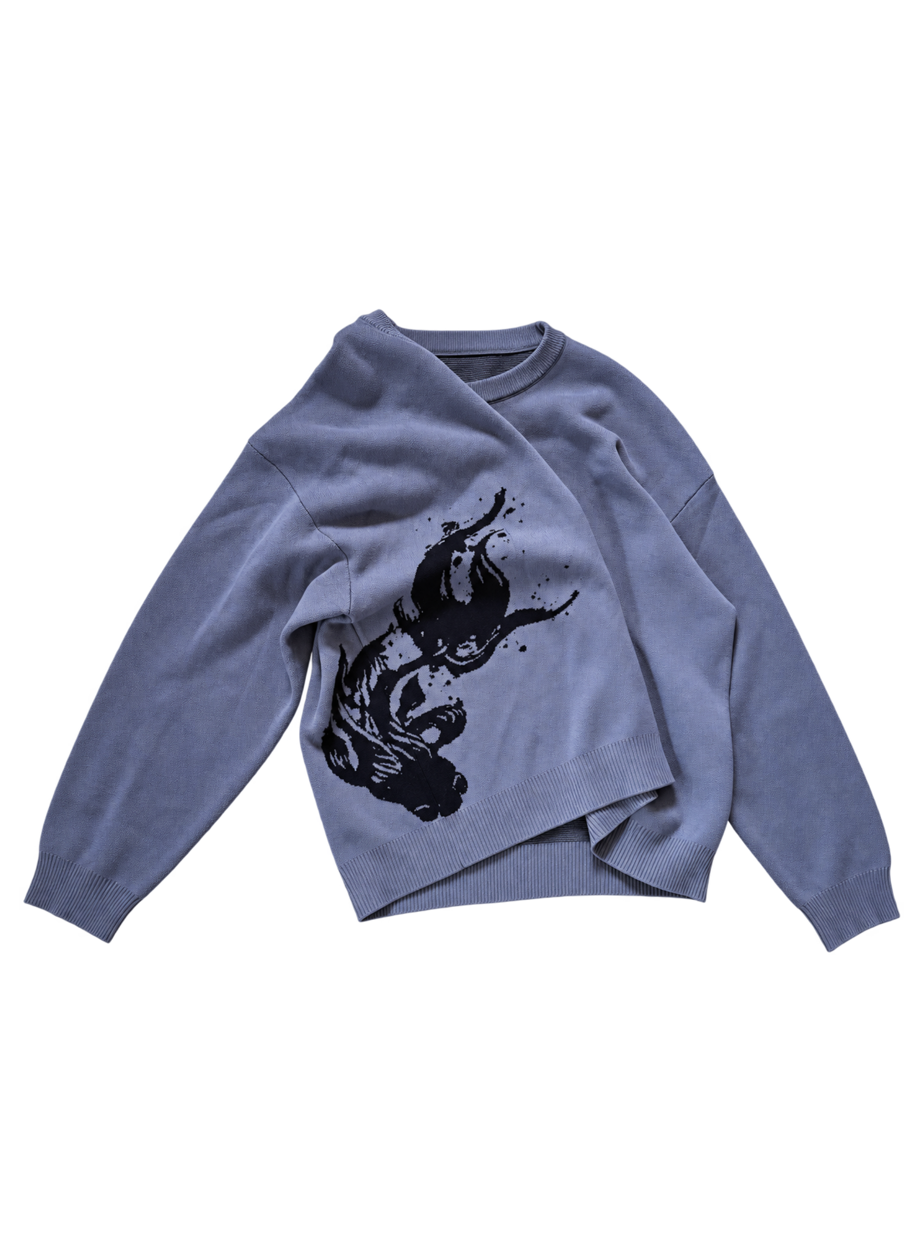 SHADOW MARK KNIT SWEATER