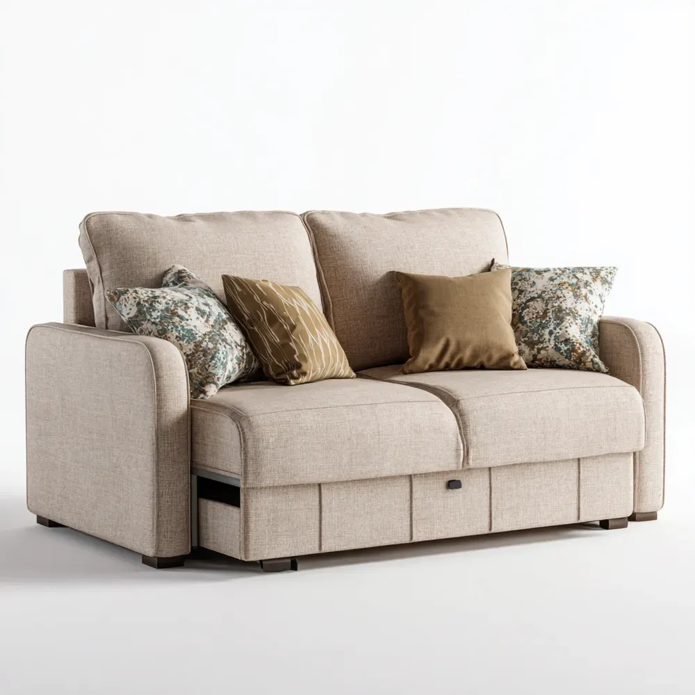 2-Sitzer-Sofa Stoff 150x85x90 cm – Beige – Modernes Design-Stylalivo