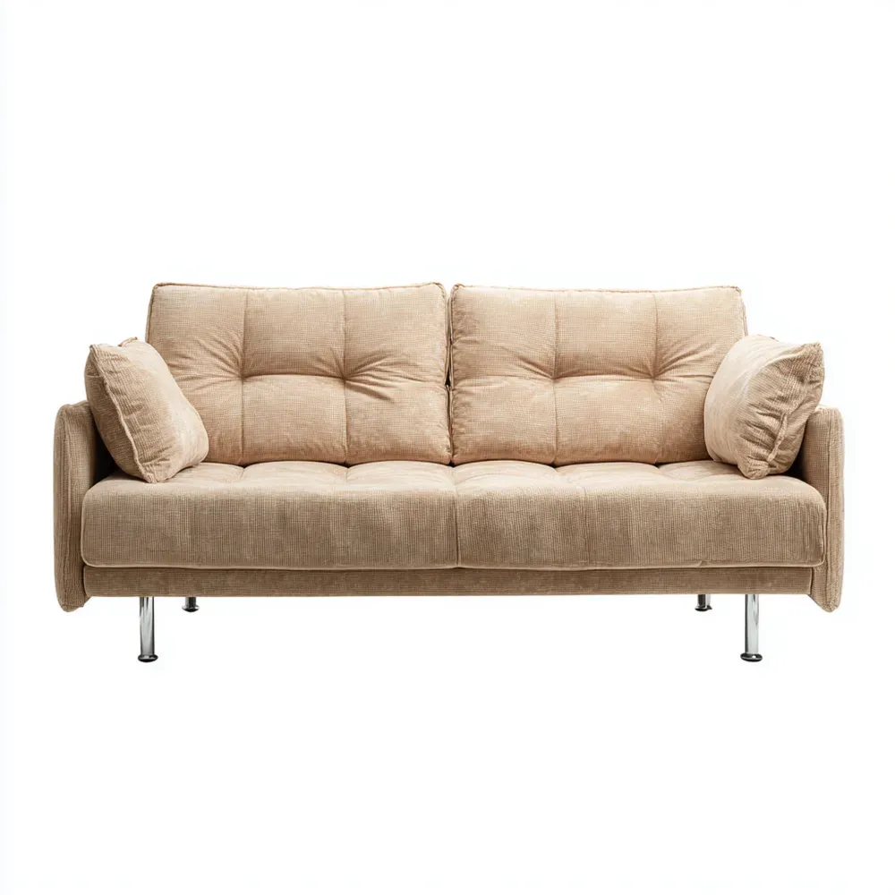 2-Sitzer-Sofa Stoff Beige 180x80x85 cm - Moderner Stil-Stylalivo
