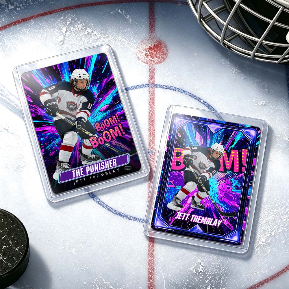 Custom Sports Trading Card Personalized Photo Portrait Card for Athletes and Fans - CustomCardverseUK