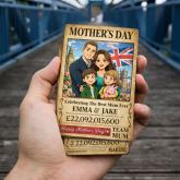 Personalised Anime Mother’s Day Card, Custom Pirate Cartoon Art, Unique Illustrated Gift for Mum