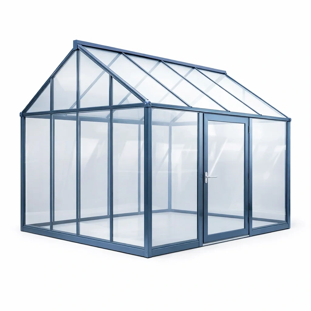 Serre aluminium et polycarbonate-dreamnookzz