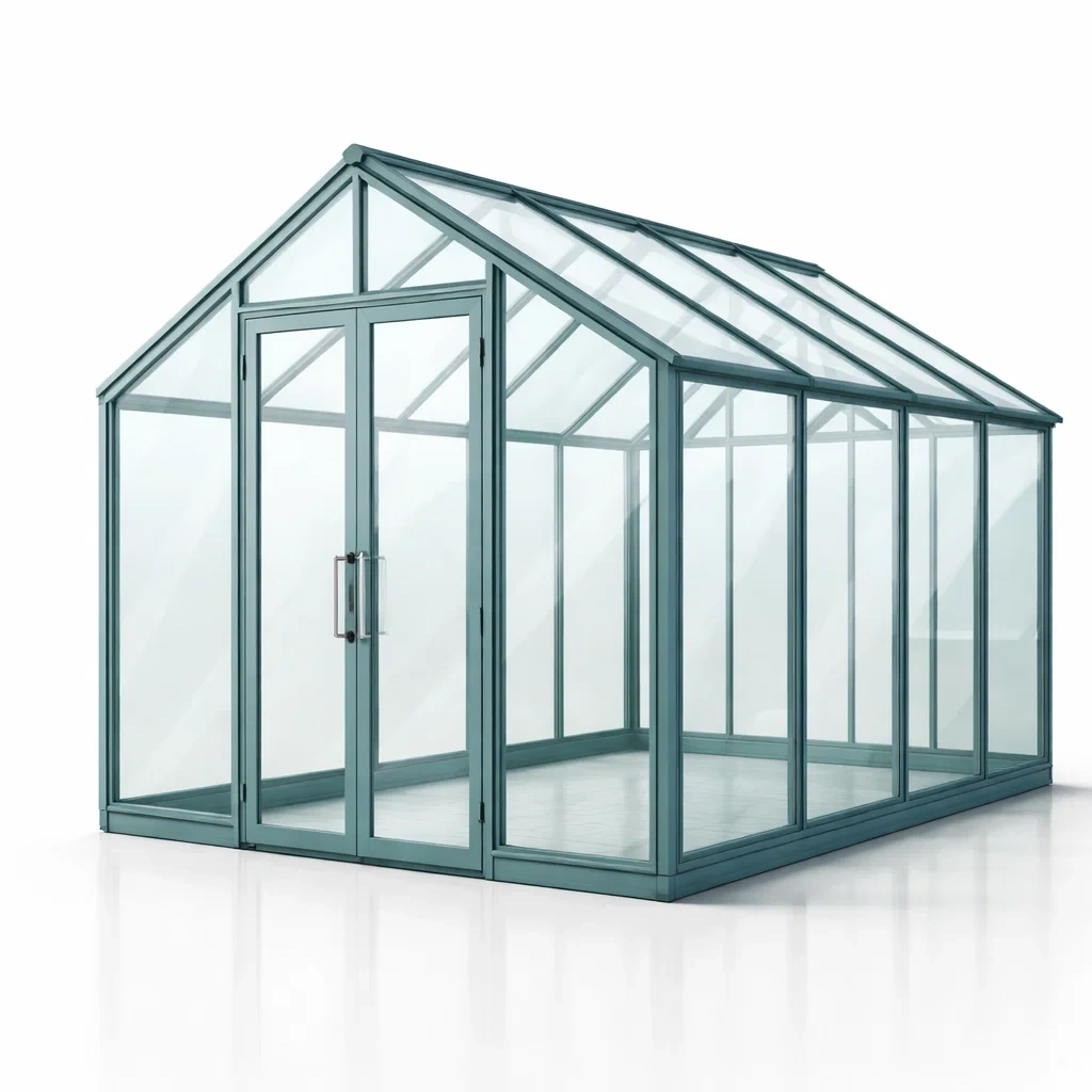 Serre aluminium et verre trempé 300 x 250 x 220 cm-dreamnookzz