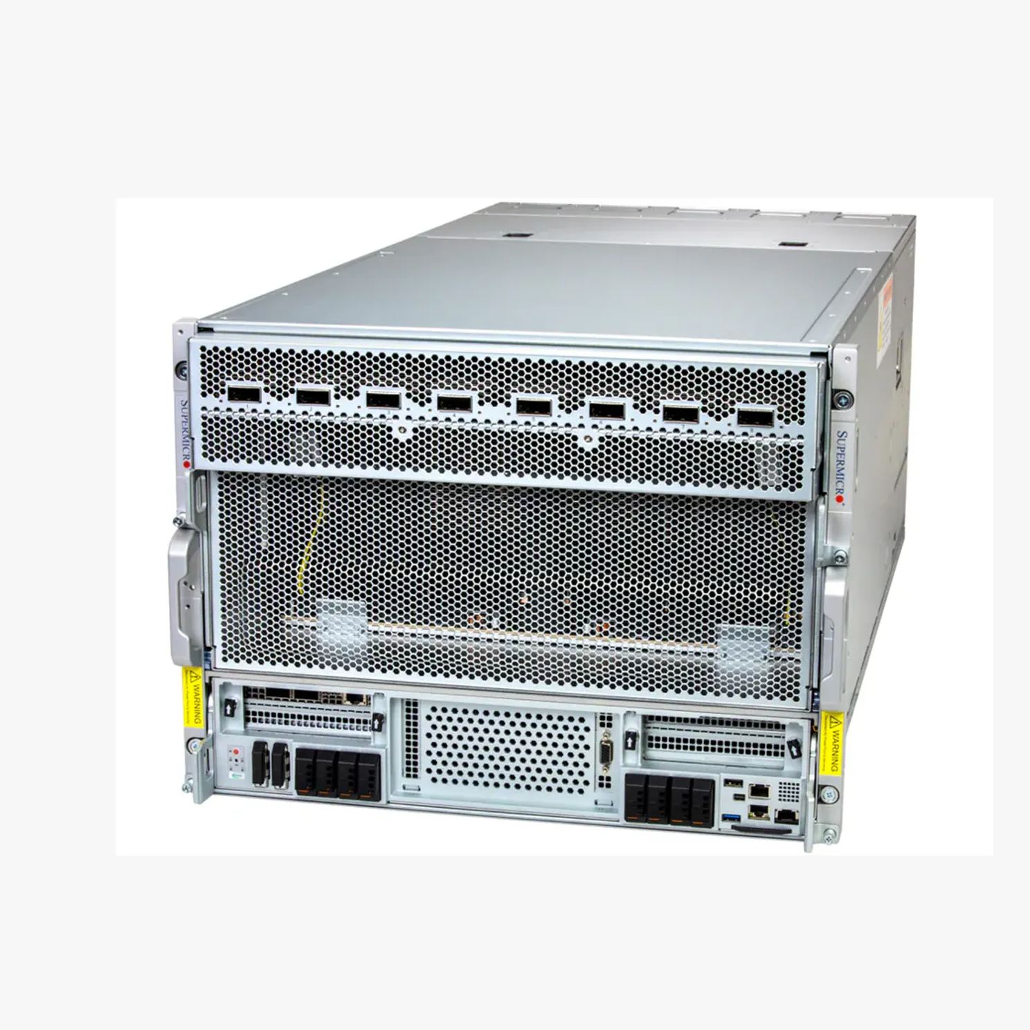 Modular Building Block Design, Future Proof Open-Standards Based Platform in 4U, 5U, 8U, or 10U for Large Scale AI training and HPC Applications