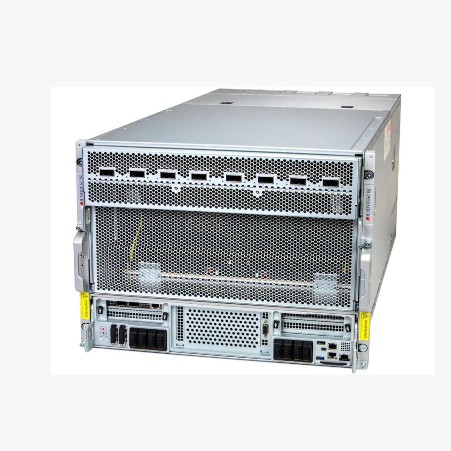 Modular Building Block Design, Future Proof Open-Standards Based Platform in 4U, 5U, 8U, or 10U for Large Scale AI training and HPC Applications