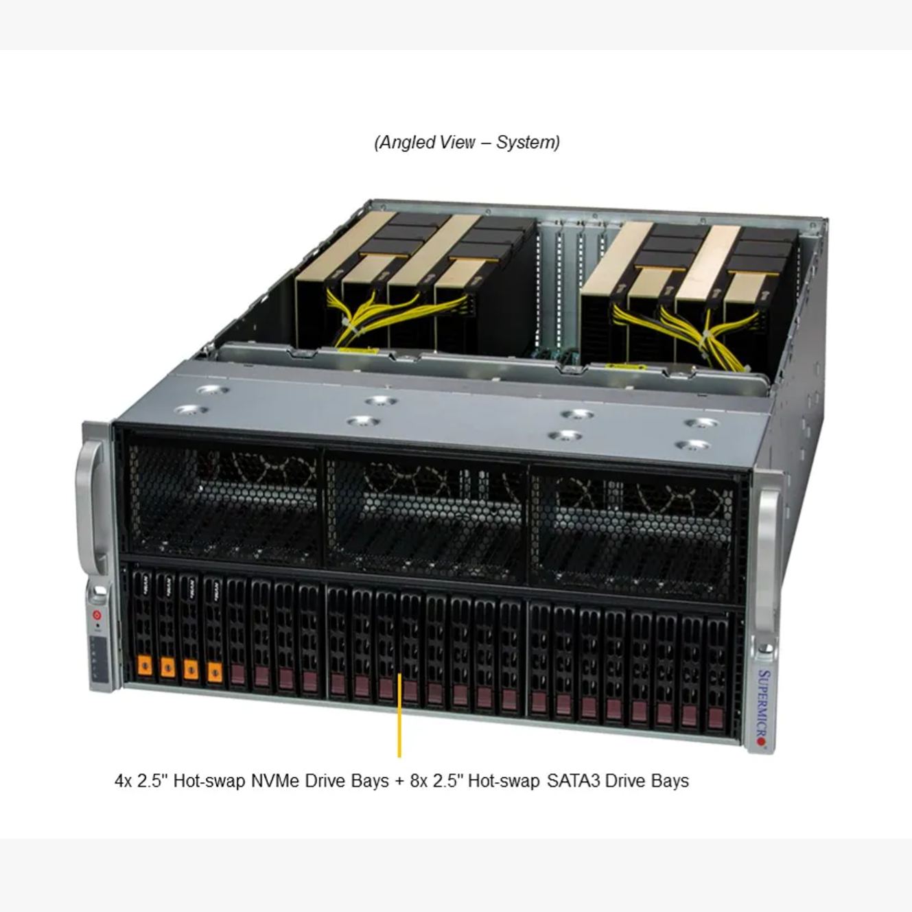 DP Intel 4U Direct-connect PCIe GPU System with up to 8 GPUs 