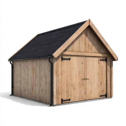 Casetta da giardino in legno 300x400x250 cm - Naturale