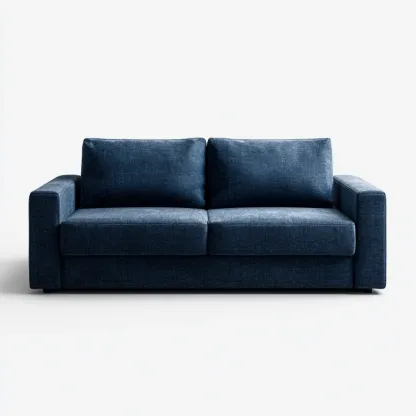 Divano due posti 150x90x85 cm - Blu - Design Moderno