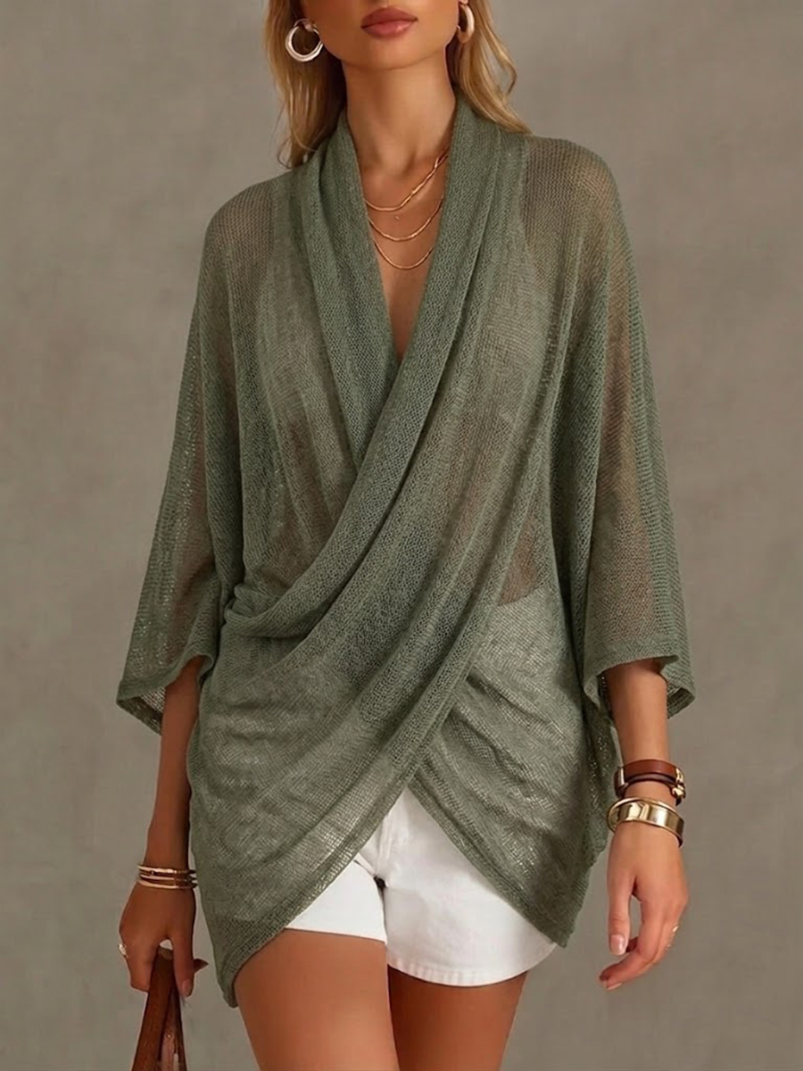 Loose, Cozy, And Lightweight Knitted Top