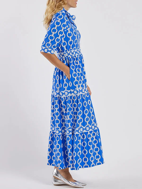  Chain Link Midi Dress