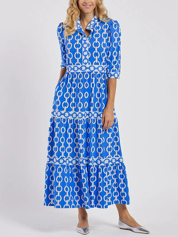  Chain Link Midi Dress