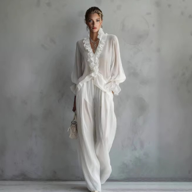 ✨ Luxury Flowy Ruffle Set | Where Effortless Elegance Meets Timeless Charm