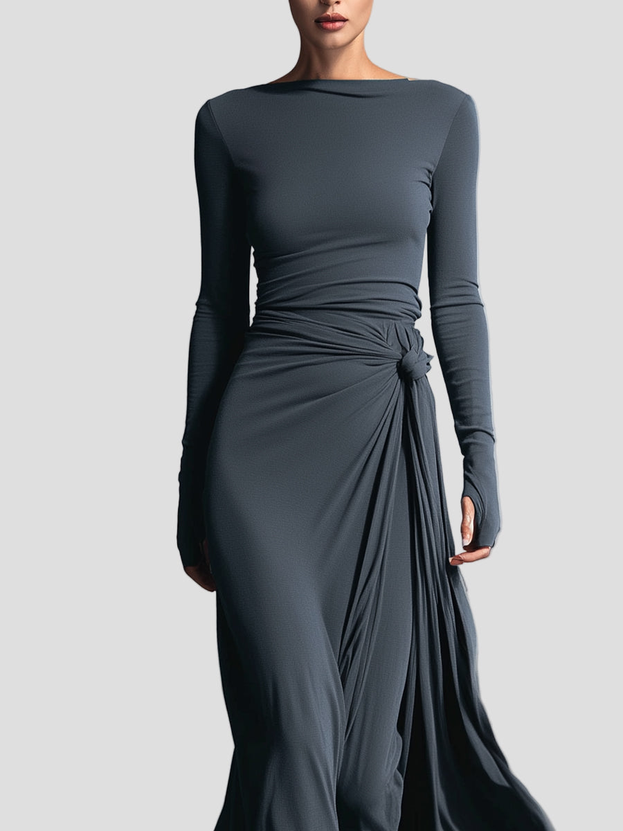 Liora Wrap Maxi Dress