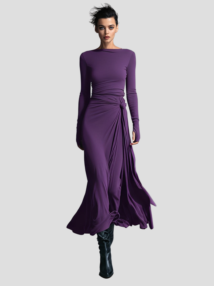 Liora Wrap Maxi Dress
