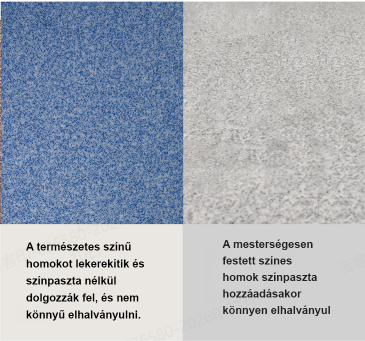 【Egyszeri formázás】 Epoxigyanta színes homokpadló festék frissítése