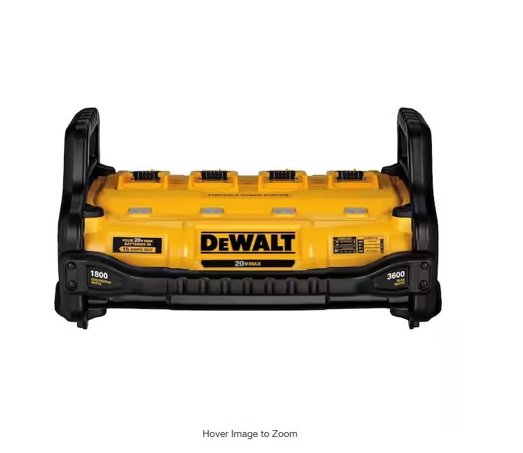 Estación de Energía Portátil 1800W y Cargador de Batería de Iones de Litio 20V/60V MAX