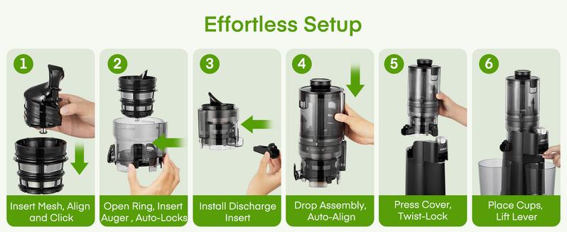 FOHERE Electric Citrus Juicer Hands Free, Orange Lime Grapefruit Juicer Squeezer, One Touch Operation, Easy to Clean Juice Maker FOHERE Electric Citrus Juicer Hands Free, Orange Lime Grapefruit Juicer Squeezer, One Touch Operation, Easy to Clean Juice Maker