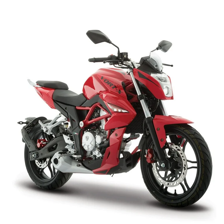 Motocicleta VORT-X 300 ITALIKA ROJO NEGRO