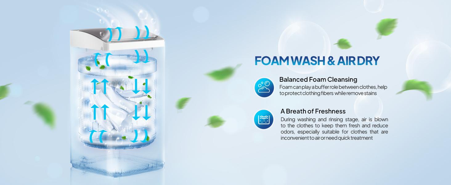 ROVSUN 17.8/25/30LBS Portable Washing Machine, Full-Automatic Electric Laundry Machine with Stainless Steel Drum, 110V Compact Washer, Washer and Dryer Combo with Drain Pump for Apartment, Dorms, RV, 400W ROVSUN 17.8/25/30LBS Portable Washing Machine, Full-Automatic Electric Laundry Machine with Stainless Steel Drum, 110V Compact Washer, Washer and Dryer Combo with Drain Pump for Apartment, Dorms, RV, 400W