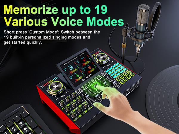 【Live Exclusive】 Tenlamp G10-P15 Mixing Sound Card Kit, customizable sound effects, two-level noise reduction, equipped with a condenser microphone, suitable for livestreaming, gaming, singing, podcasting, and more