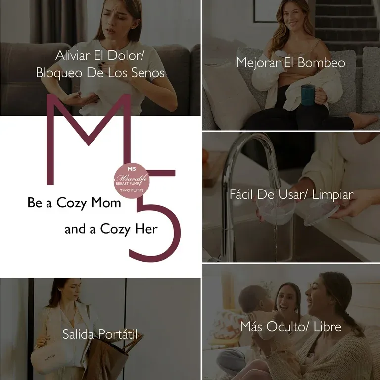 M5 Extractor de Leche Eléctrico Manos Libres