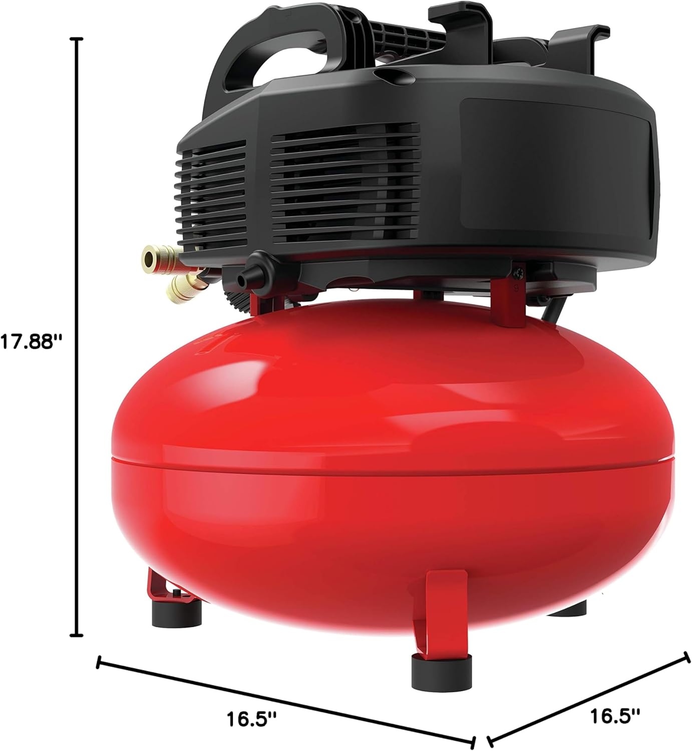 CRAFTSMAN Compresor de aire, 22l, Pancake, sin aceite con kit de accesorios de 13 piezas CMEC6150K