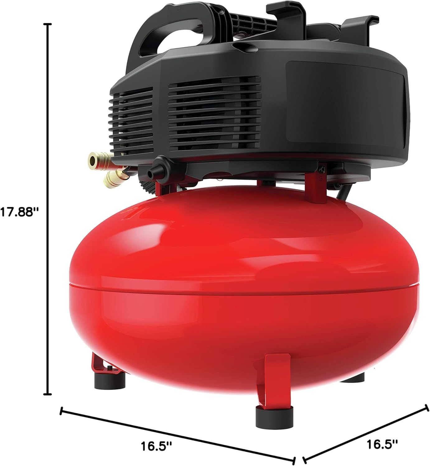 CRAFTSMAN Compresor de aire, 22l, Pancake, sin aceite con kit de accesorios de 13 piezas CMEC6150K