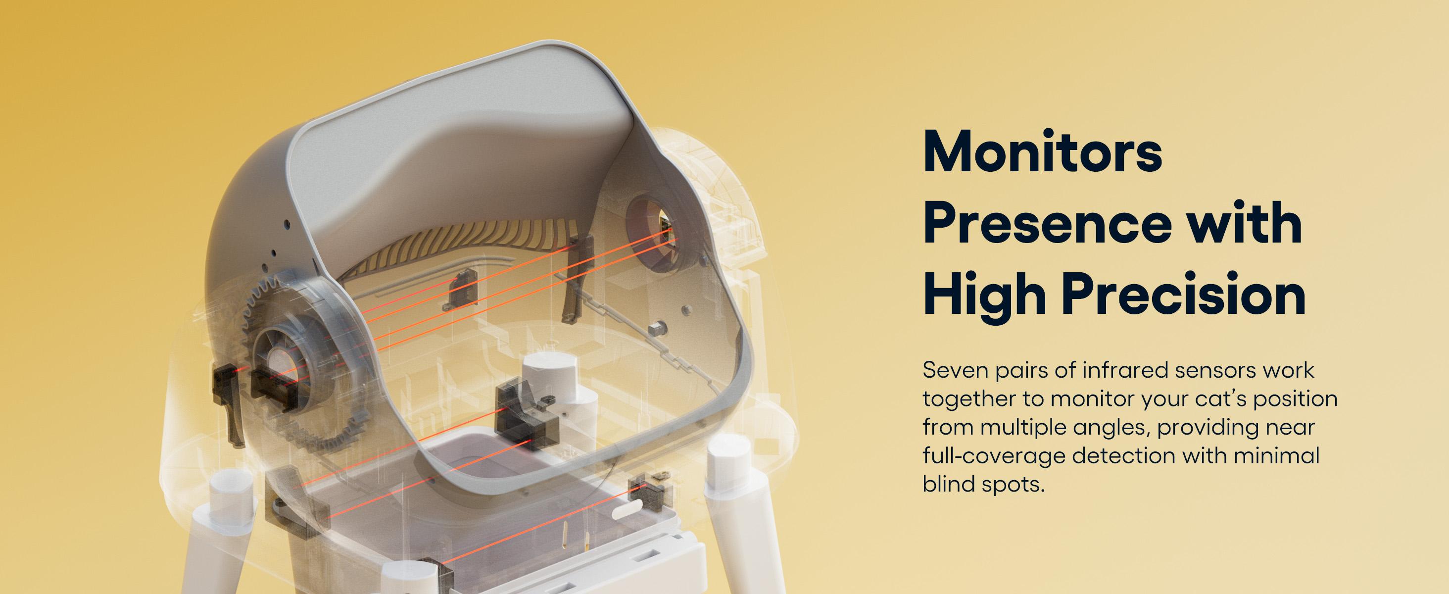 PetPivot AutoScooper 12 Open-Top Self-Cleaning Cat Litter Box &ndash; Sealed Waste Drawer, Includes Trash Bags & Entry Step