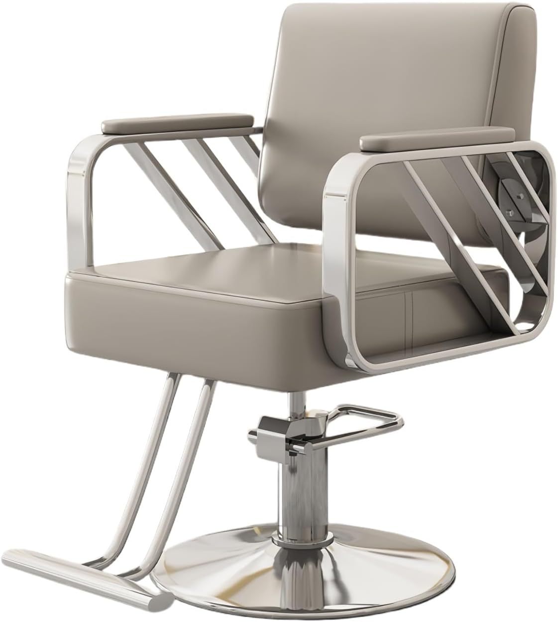 Silla de barbero reclinable para salón de Belleza Sillas de barbero giratorias de 360 Grados Estilista de peluquería Silla de salón de Tatuajes Equipo de Peinado,A,Upgrade